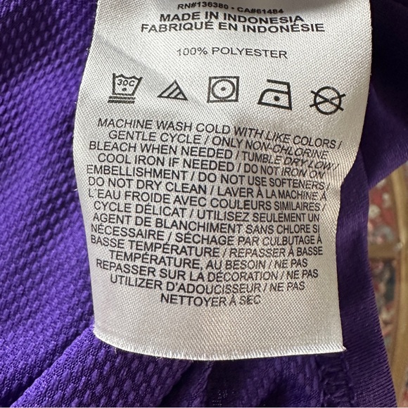 Nike Team MLB Colorado Rockies dark purple men’s jersey number 14 size small - Picture 8 of 10